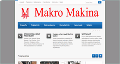Desktop Screenshot of makro-makina.com