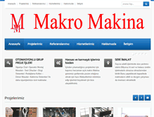 Tablet Screenshot of makro-makina.com